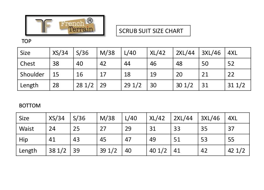 Unisex Premium Polyester Cotton V-Neck Scrub Suit. (Top And Bottom) Tripple Stitch With 2 Pockets - Turquoise